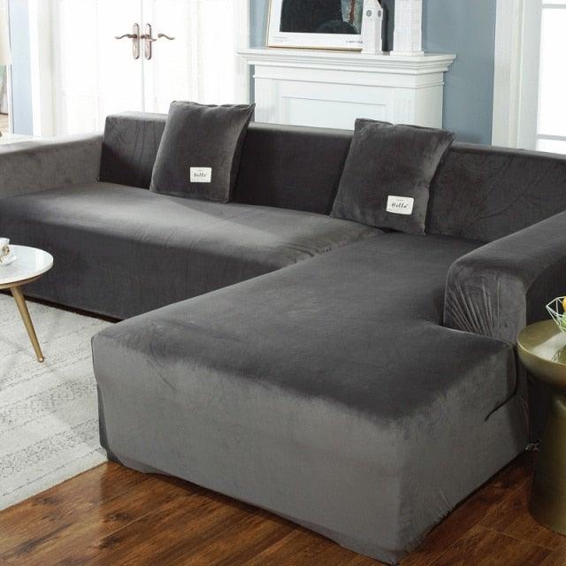Stretchable Couch Cover Lounge Sofa Slipcover Furniture Cover Machine Washable Elasticated Sofa Covers Chaise Longue For Living Room Corner Armchair Elastic Cushion Couch Furniture 3 Seater Slipcover For Home