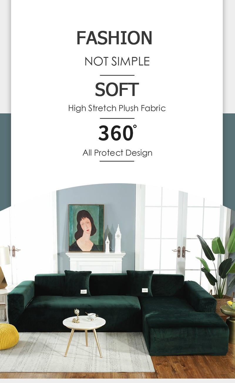 Stretchable Couch Cover Lounge Sofa Slipcover Furniture Cover Machine Washable Elasticated Sofa Covers Chaise Longue For Living Room Corner Armchair Elastic Cushion Couch Furniture 3 Seater Slipcover For Home