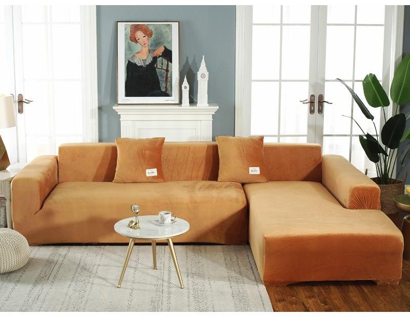 Stretchable Couch Cover Lounge Sofa Slipcover Furniture Cover Machine Washable Elasticated Sofa Covers Chaise Longue For Living Room Corner Armchair Elastic Cushion Couch Furniture 3 Seater Slipcover For Home