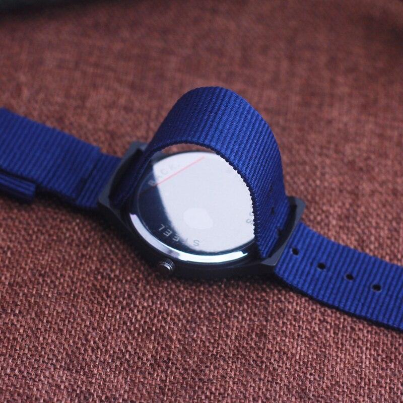 Students Learning Time Quartz Watches Girls Water Resistant Gifts Clock Kids Canvas Fashion Wristwatches Dark Watches For Men Waterproof Field Outdoor Sport Mens Wristwatch With Nylon Band