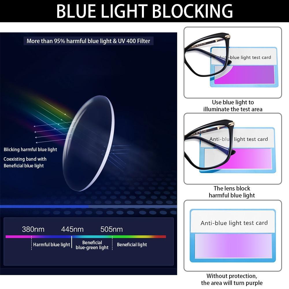 Stylish Eyeglasses Glasses Clear Lens Blue Light Blocking Glasses Women Men Fashion Cat Eye Glasses Computer Gaming Eyeglasses Eye Protection Eyewear