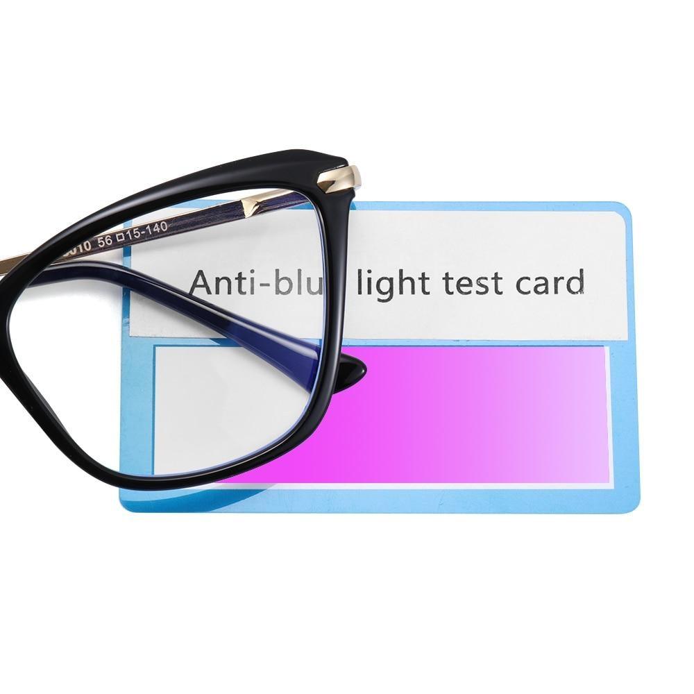 Stylish Eyeglasses Glasses Clear Lens Blue Light Blocking Glasses Women Men Fashion Cat Eye Glasses Computer Gaming Eyeglasses Eye Protection Eyewear