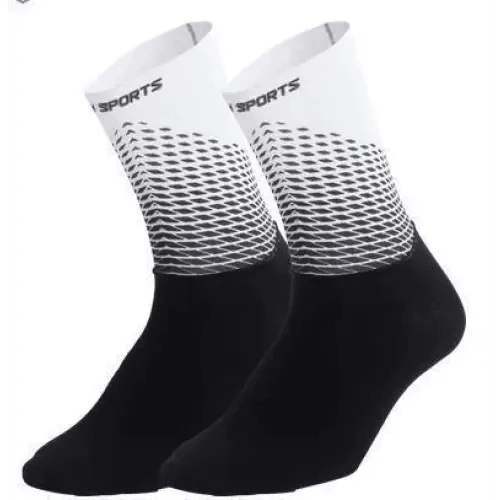 Stylish Fabric Cycling Socks Compression Anti Slip Breathable Sport Socks For Men And Women Functional Sports Athletics Breathable Socks
