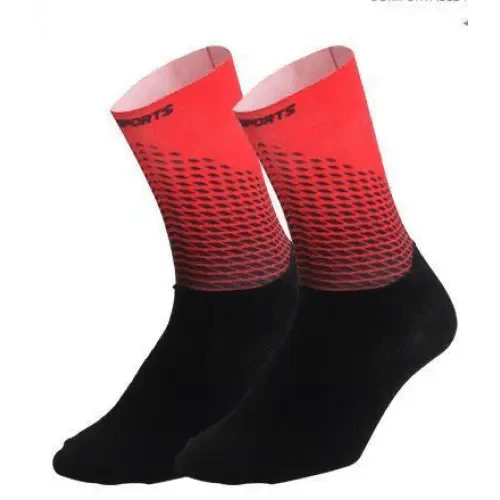 Stylish Fabric Cycling Socks Compression Anti Slip Breathable Sport Socks For Men And Women Functional Sports Athletics Breathable Socks
