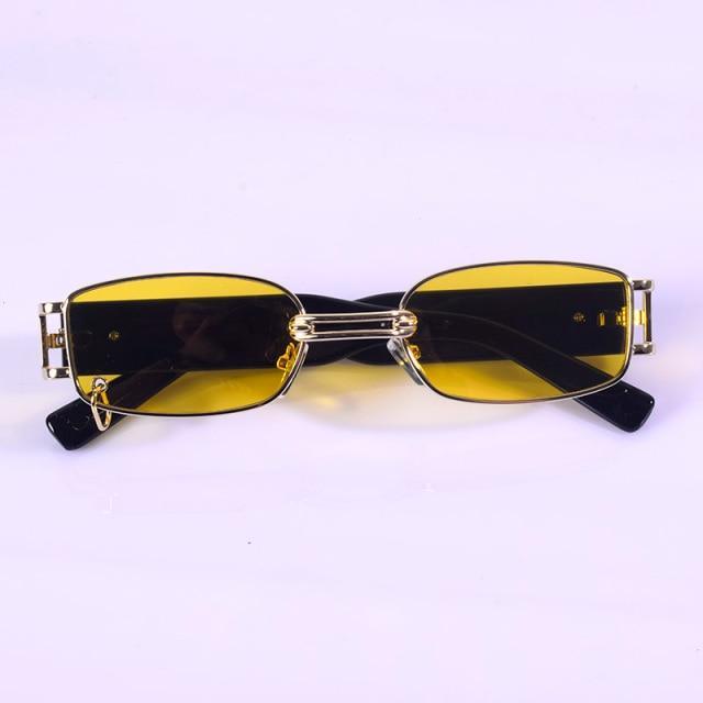 Stylish Fashionable Women Sunglasses Trending & Luxury Square Popular Design Men Glasses New Vintage Metal Black Comfortable Lenses Outdoor Travel Driving Sunglasses