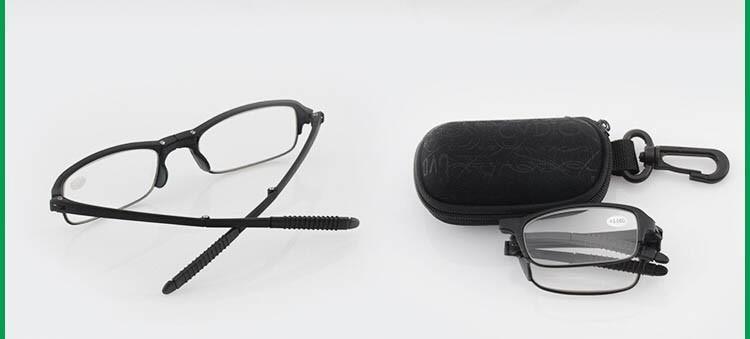 Stylish Plastic Folding Reading Glasses For Women And Men Frame Foldable Compact Folding Reading Glasses Women Men Blue Light Blocking Spring Hinge Readers Computer Slim Pocket Eyeglasses