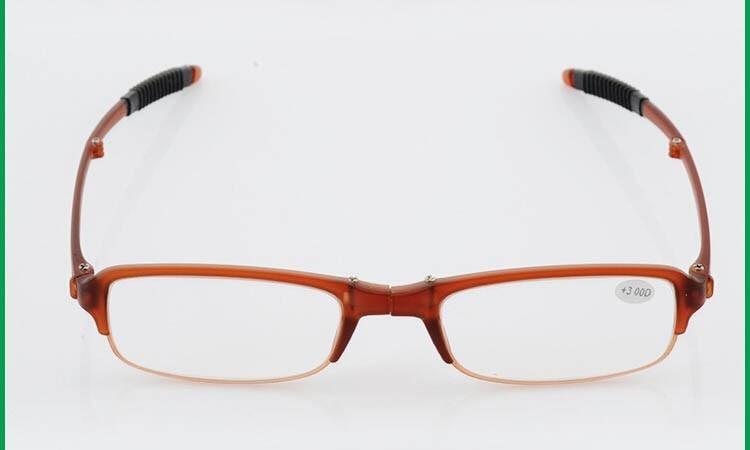 Stylish Plastic Folding Reading Glasses For Women And Men Frame Foldable Compact Folding Reading Glasses Women Men Blue Light Blocking Spring Hinge Readers Computer Slim Pocket Eyeglasses