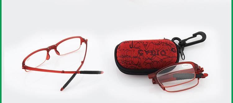 Stylish Plastic Folding Reading Glasses For Women And Men Frame Foldable Compact Folding Reading Glasses Women Men Blue Light Blocking Spring Hinge Readers Computer Slim Pocket Eyeglasses