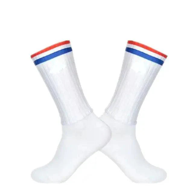 Stylish Summer Breathable Cycling Socks For Men Anti Slip Seamless Sports Cycling Socks For Men Modern Design Running Sports Socks