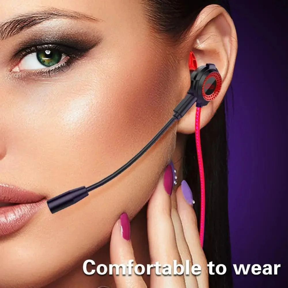 Stylish Universal Portable Dynamic Noise Reduction In-Ear Wired Call Earphones Headphones With Noise Cancellation Earphones