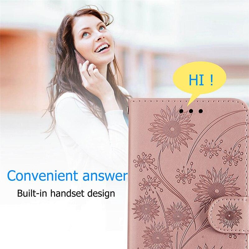 Stylish Wallet Flip Cover Embossing Credit Cards Slot Pockets PU Leather Wallet Cover For Xiaomi Redmi Note 9 7 8 Pro 9A 7A 9C 8T 6 Leather Flip Book Case For Red MI 11 Note 10 9T 5 9S Po co X3 NFC M3 M4 4X Cover