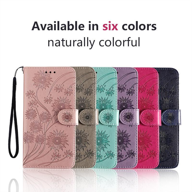 Stylish Wallet Flip Cover Embossing Credit Cards Slot Pockets PU Leather Wallet Cover For Xiaomi Redmi Note 9 7 8 Pro 9A 7A 9C 8T 6 Leather Flip Book Case For Red MI 11 Note 10 9T 5 9S Po co X3 NFC M3 M4 4X Cover