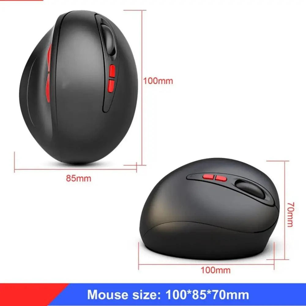 Stylish Wireless Gaming Mouse Vertical Ergonomic Rechargeable Gamer Mouse Classic USB 7 Key Magic Mouse For PC Laptop Notebook Computer Desktop