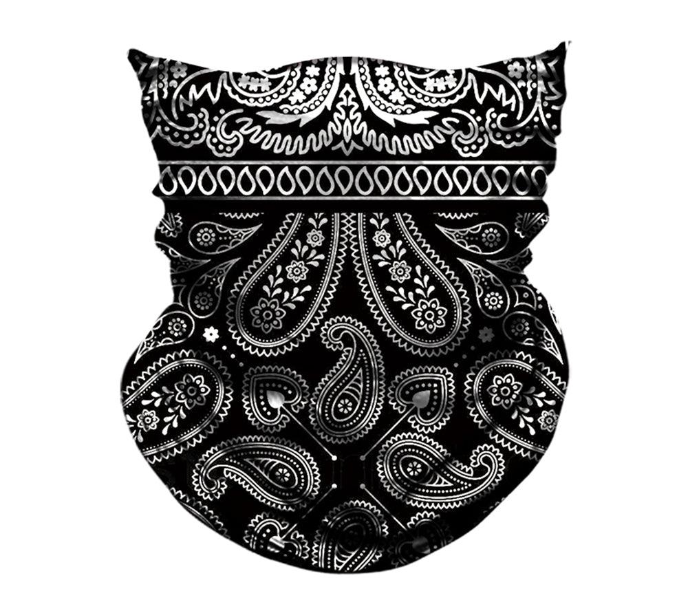 Summer Cool Printed Half Mask Bandana Face Cover Neck Gaiter Bike Outdoor Sport Fishing Cycling Ski Hiking Tube Scarf Men Women Headband Scarf Military Shamash Tactical Desert Keffiyeh Head Neck Scarf Neck Gaiter Headwear for Men Women