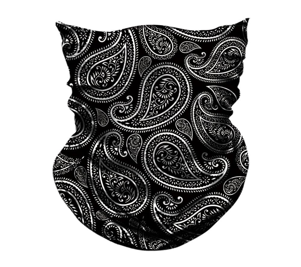 Summer Cool Printed Half Mask Bandana Face Cover Neck Gaiter Bike Outdoor Sport Fishing Cycling Ski Hiking Tube Scarf Men Women Headband Scarf Military Shamash Tactical Desert Keffiyeh Head Neck Scarf Neck Gaiter Headwear for Men Women
