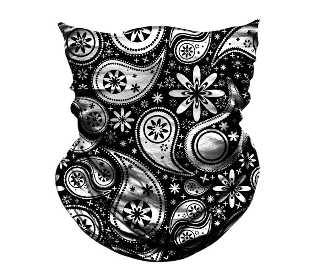 Summer Cool Printed Half Mask Bandana Face Cover Neck Gaiter Bike Outdoor Sport Fishing Cycling Ski Hiking Tube Scarf Men Women Headband Scarf Military Shamash Tactical Desert Keffiyeh Head Neck Scarf Neck Gaiter Headwear for Men Women