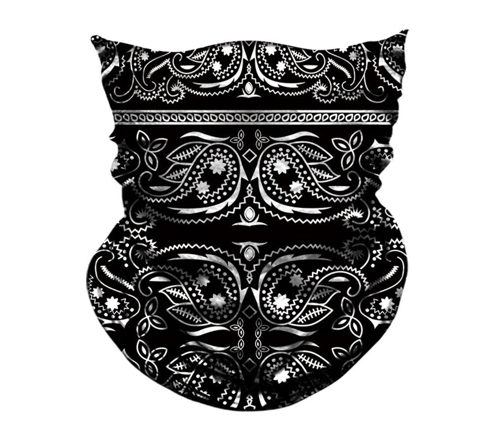 Summer Cool Printed Half Mask Bandana Face Cover Neck Gaiter Bike Outdoor Sport Fishing Cycling Ski Hiking Tube Scarf Men Women Headband Scarf Military Shamash Tactical Desert Keffiyeh Head Neck Scarf Neck Gaiter Headwear for Men Women