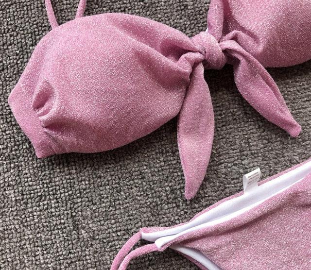Summer Cute Vintage Women's Swimsuit Bikini Split Swimwear Women's Swimwear Women's 2-piece Beachwear Loose Bikini Fashion Retro Bikini Fashion Beachwear Summer Spa Beach Surf Sport