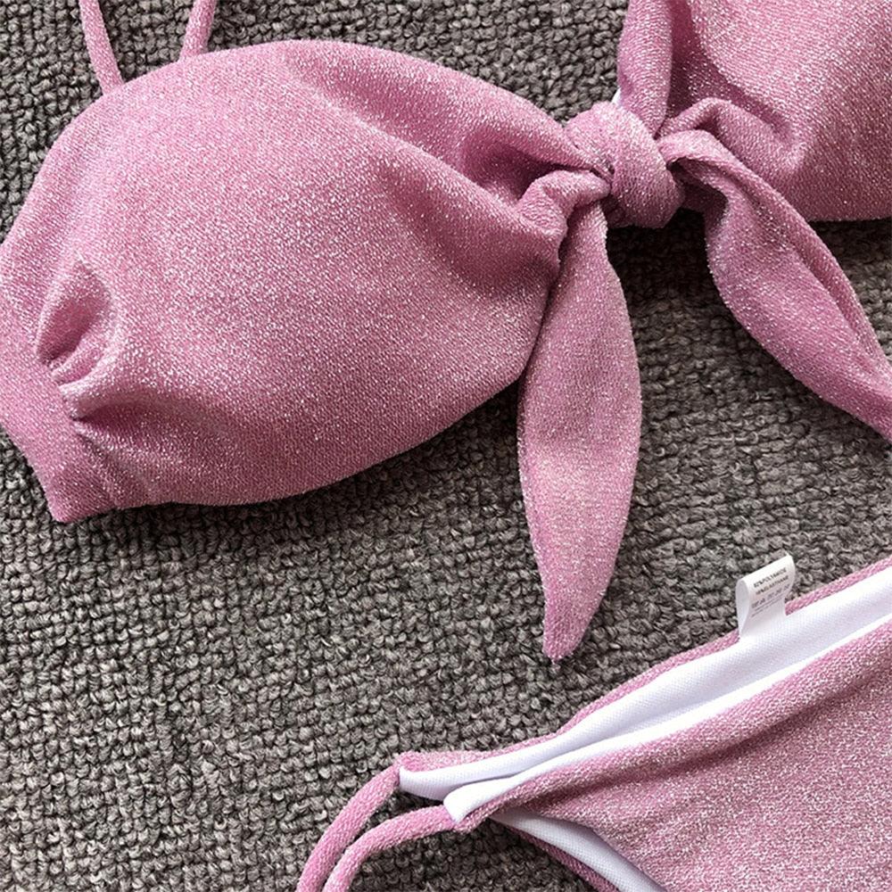 Summer Cute Vintage Women's Swimsuit Bikini Split Swimwear Women's Swimwear Women's 2-piece Beachwear Loose Bikini Fashion Retro Bikini Fashion Beachwear Summer Spa Beach Surf Sport