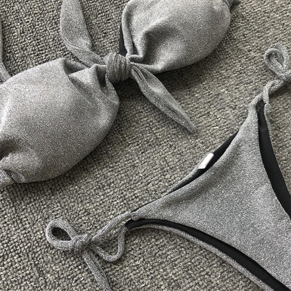 Summer Cute Vintage Women's Swimsuit Bikini Split Swimwear Women's Swimwear Women's 2-piece Beachwear Loose Bikini Fashion Retro Bikini Fashion Beachwear Summer Spa Beach Surf Sport