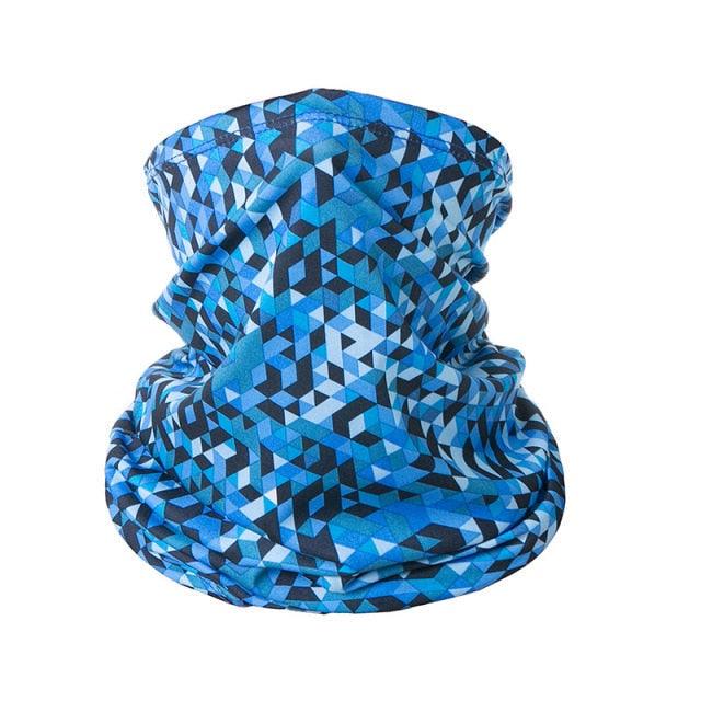 Summer Men Women Camouflage Bandana Half Face Mask Neck Gaiter Cover Face Scarf Cycling Hunting Fishing Balaclava Scarf Unisex Men Women Bandanas Polyester Breathable Windproof Anti UV Neck Cover Camping Hiking Climbing Face Mask