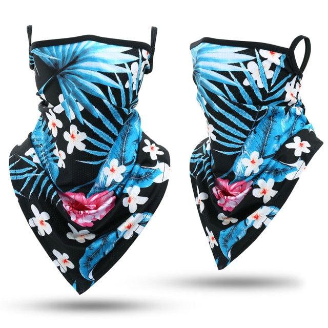 Summer Printed Triangle Bandana Running Bicycle Half Face Masks Hunting Ski Hiking Fishing Cycling Snowboard Men Headband MTB Fishing Mask Night Reflection Bike Paintball Mask Outdoor Hunting Shamash Scarf Men Women