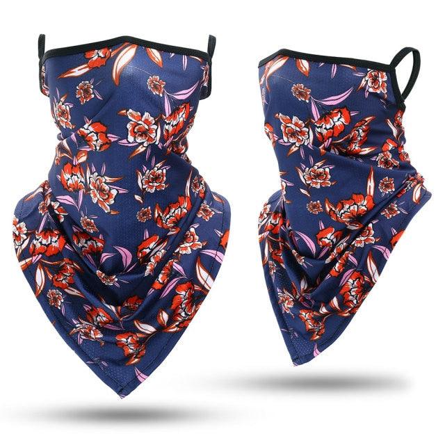Summer Printed Triangle Bandana Running Bicycle Half Face Masks Hunting Ski Hiking Fishing Cycling Snowboard Men Headband MTB Fishing Mask Night Reflection Bike Paintball Mask Outdoor Hunting Shamash Scarf Men Women