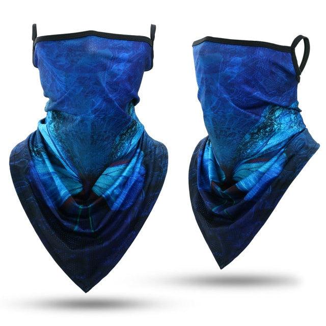 Summer Printed Triangle Bandana Running Bicycle Half Face Masks Hunting Ski Hiking Fishing Cycling Snowboard Men Headband MTB Fishing Mask Night Reflection Bike Paintball Mask Outdoor Hunting Shamash Scarf Men Women