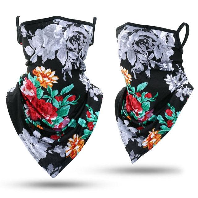 Summer Printed Triangle Bandana Running Bicycle Half Face Masks Hunting Ski Hiking Fishing Cycling Snowboard Men Headband MTB Fishing Mask Night Reflection Bike Paintball Mask Outdoor Hunting Shamash Scarf Men Women