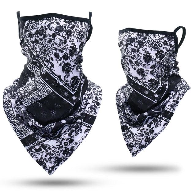 Summer Printed Triangle Bandana Running Bicycle Half Face Masks Hunting Ski Hiking Fishing Cycling Snowboard Men Headband MTB Fishing Mask Night Reflection Bike Paintball Mask Outdoor Hunting Shamash Scarf Men Women