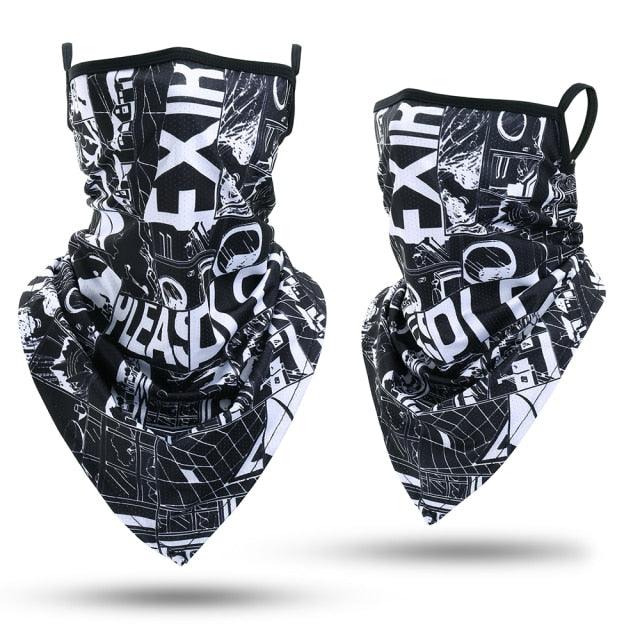 Summer Printed Triangle Bandana Running Bicycle Half Face Masks Hunting Ski Hiking Fishing Cycling Snowboard Men Headband MTB Fishing Mask Night Reflection Bike Paintball Mask Outdoor Hunting Shamash Scarf Men Women