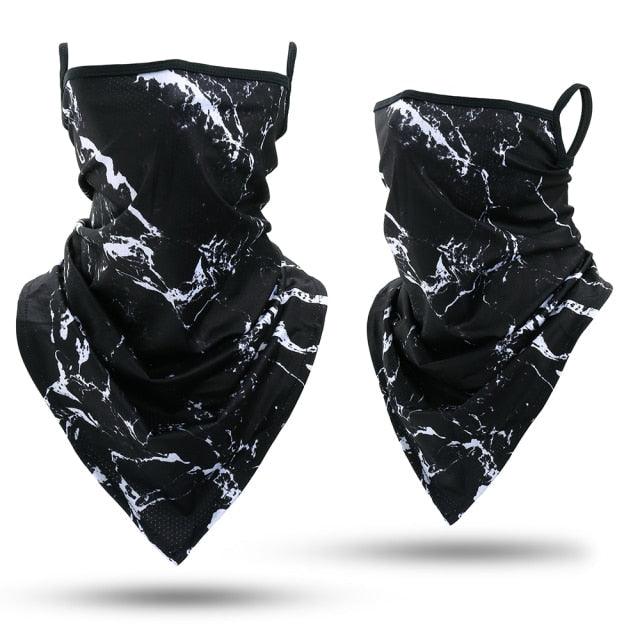 Summer Printed Triangle Bandana Running Bicycle Half Face Masks Hunting Ski Hiking Fishing Cycling Snowboard Men Headband MTB Fishing Mask Night Reflection Bike Paintball Mask Outdoor Hunting Shamash Scarf Men Women