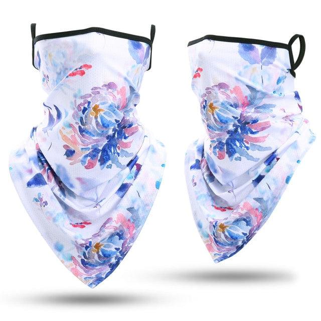 Summer Printed Triangle Bandana Running Bicycle Half Face Masks Hunting Ski Hiking Fishing Cycling Snowboard Men Headband MTB Fishing Mask Night Reflection Bike Paintball Mask Outdoor Hunting Shamash Scarf Men Women