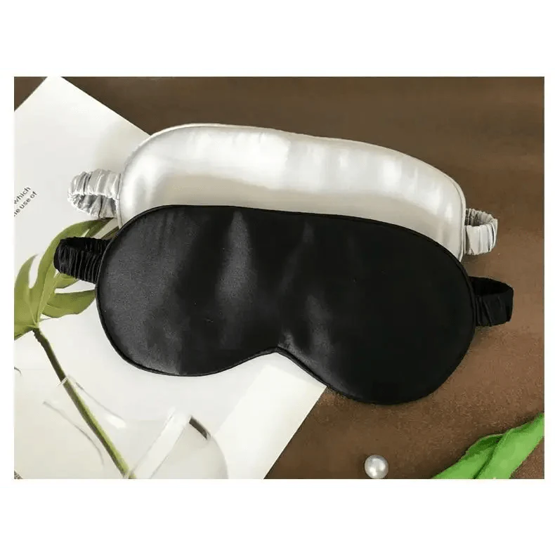 Super Smooth Mulberry Silk Sleep Eye Mask & Blindfold With Elastic Strap Travel Eye Patch Soft Nap Eye Patch Eye Cover Eyeshade for Night Sleeping Mask For Women