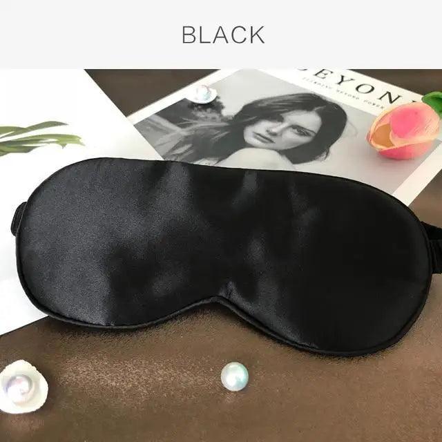 Super Smooth Mulberry Silk Sleep Eye Mask & Blindfold With Elastic Strap Travel Eye Patch Soft Nap Eye Patch Eye Cover Eyeshade for Night Sleeping Mask For Women