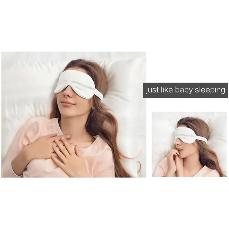 Super Smooth Mulberry Silk Sleep Eye Mask & Blindfold With Elastic Strap Travel Eye Patch Soft Nap Eye Patch Eye Cover Eyeshade for Night Sleeping Mask For Women