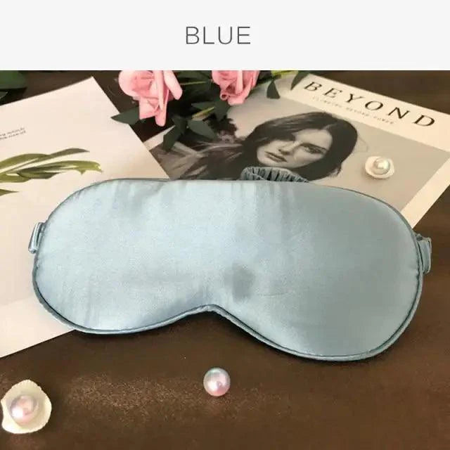 Super Smooth Mulberry Silk Sleep Eye Mask & Blindfold With Elastic Strap Travel Eye Patch Soft Nap Eye Patch Eye Cover Eyeshade for Night Sleeping Mask For Women