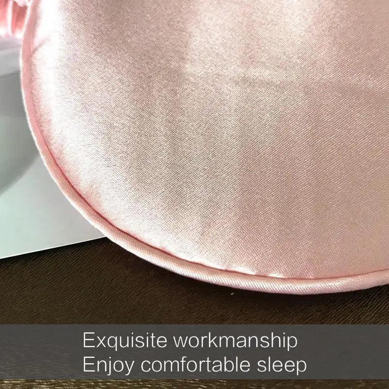 Super Smooth Mulberry Silk Sleep Eye Mask & Blindfold With Elastic Strap Travel Eye Patch Soft Nap Eye Patch Eye Cover Eyeshade for Night Sleeping Mask For Women