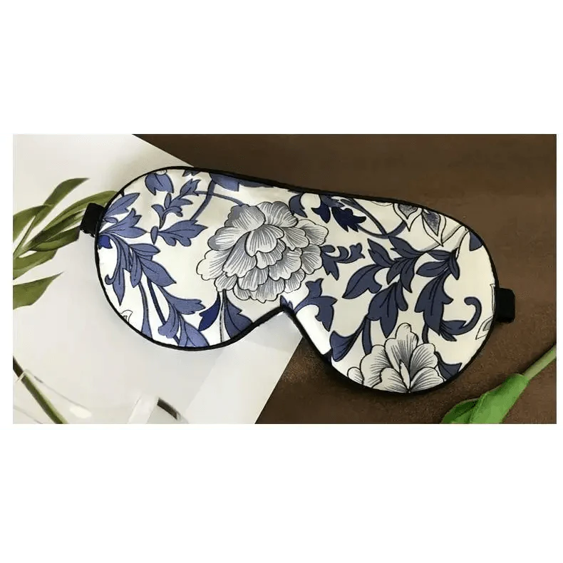 Super Smooth Mulberry Silk Sleep Eye Mask & Blindfold With Elastic Strap Travel Eye Patch Soft Nap Eye Patch Eye Cover Eyeshade for Night Sleeping Mask For Women