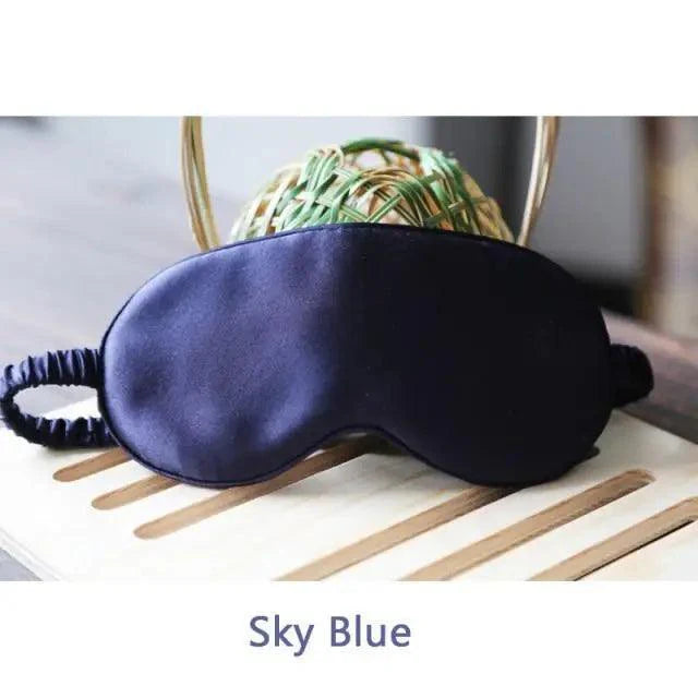 Super Smooth Mulberry Silk Sleep Eye Mask & Blindfold With Elastic Strap Travel Eye Patch Soft Nap Eye Patch Eye Cover Eyeshade for Night Sleeping Mask For Women