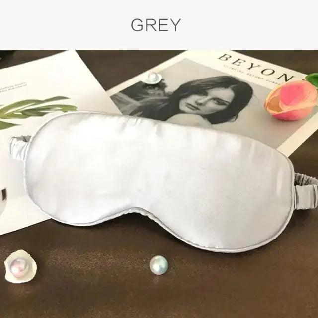 Super Smooth Mulberry Silk Sleep Eye Mask & Blindfold With Elastic Strap Travel Eye Patch Soft Nap Eye Patch Eye Cover Eyeshade for Night Sleeping Mask For Women