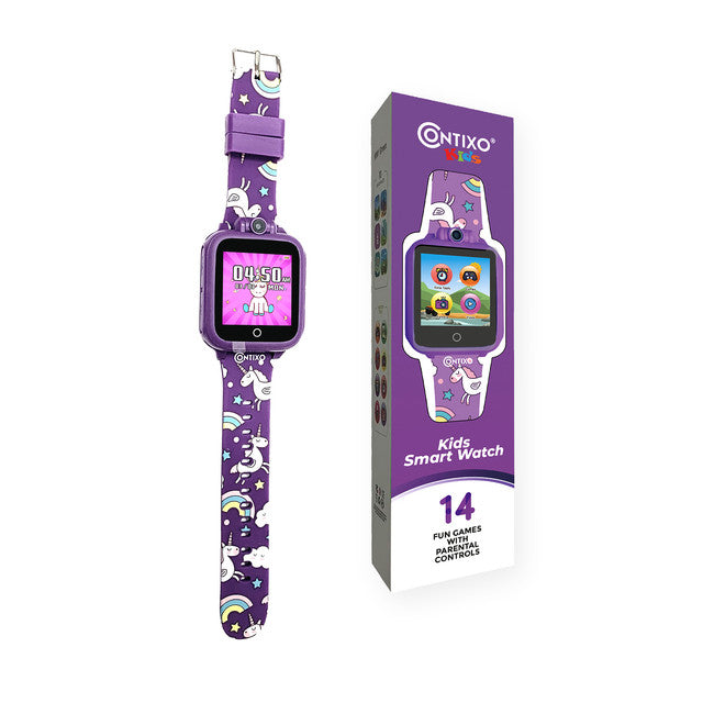 Contixo Smart Watch for Kids With Educational Games, HD Touch Screen, Camera, and MP3 Music Player