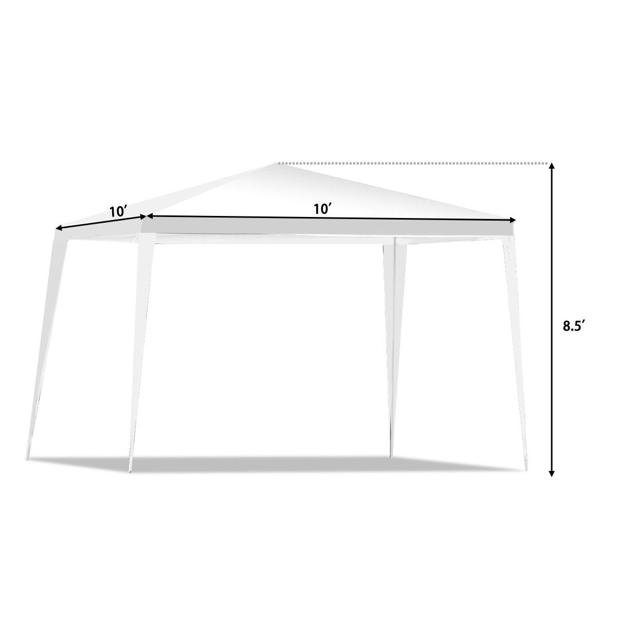 10 x 10 Feet Outdoor Wedding Canopy Tent for Backyard by DirectDeals