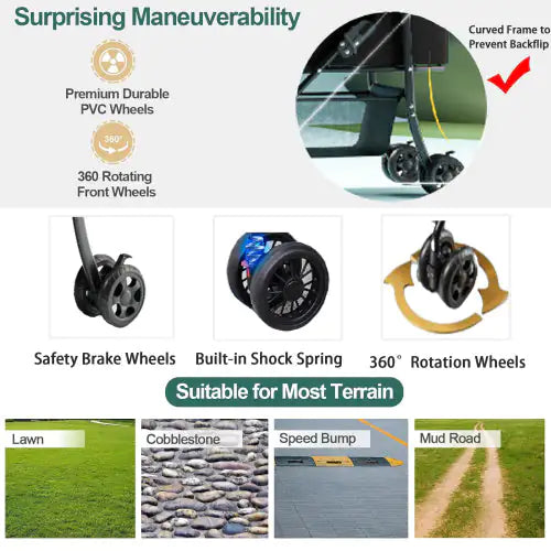 2 In 1 Folding Dog Stroller, Pet Folding Stroller, 4 Wheels Dog Cat Puppy Stroller W Removable Travel Carrier For Small Medium Pet, Waterproof Pad, Car Seat, Sun Shade, Xmas Christmas Gift