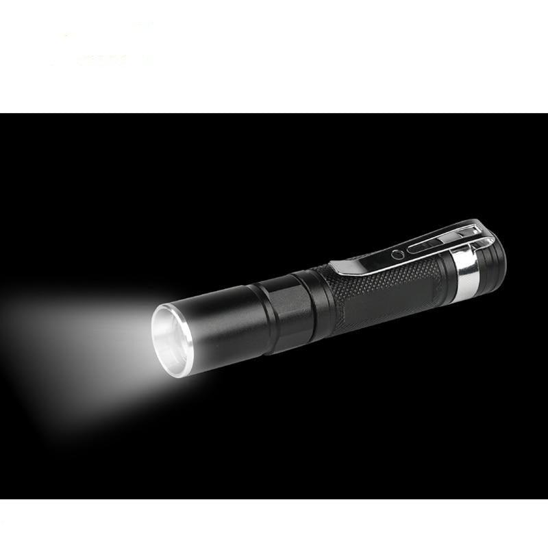 Tactical Adjustable Flashlight Super Bright LED Mini Flashlights With Belt Clip Waterproof Zoomable Mini Brightest Best Flashlights Portable Torch Powerful For Hiking Camping