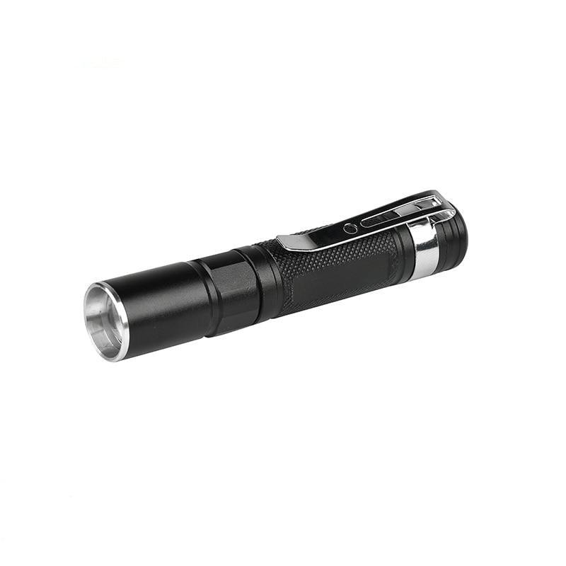 Tactical Adjustable Flashlight Super Bright LED Mini Flashlights With Belt Clip Waterproof Zoomable Mini Brightest Best Flashlights Portable Torch Powerful For Hiking Camping