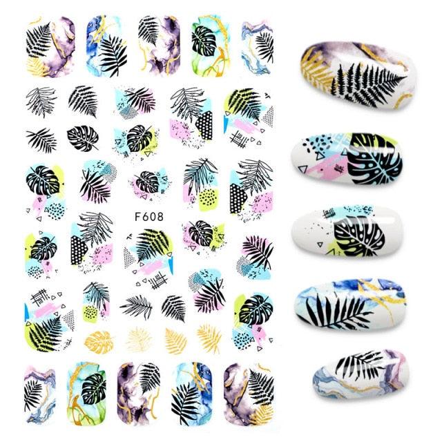 The New 3D Nail Sticker Cool English Letter stickers for nail Foil Love Heart Design Nails Accessories Fashion Manicure Sticker Stickers Girls Manicure Decoration Nail Art Supplies 3D Self-Adhesive Nail Decals Designer Nail Stickers for Acrylic Nails