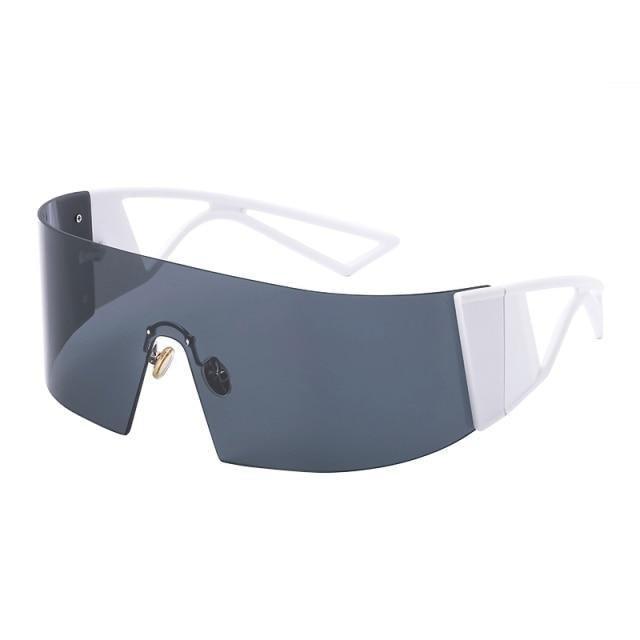 The New Sports Polarized Sunglasses UV400 Outdoor Cycling Glasses Sunglasses For Women & Men New Blue Frame Rimless Rectangle Shape Sun Glasses For Unisex Design New Mirrored Wind Proof Sport Eyeglasses For Sunglasses