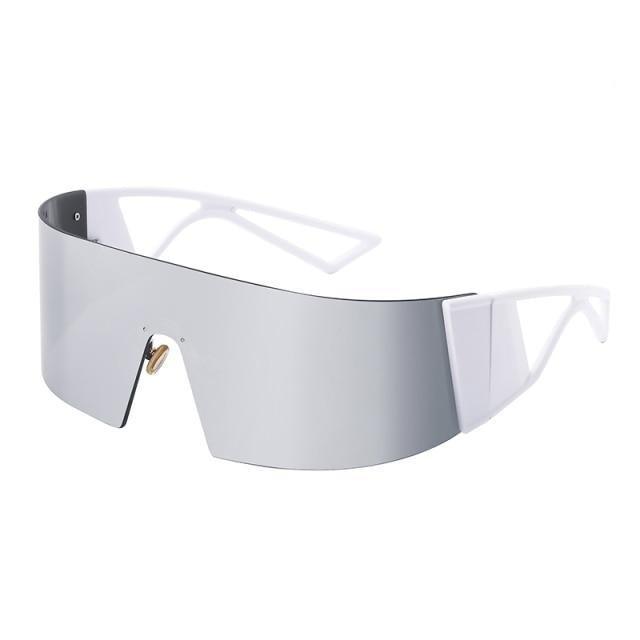 The New Sports Polarized Sunglasses UV400 Outdoor Cycling Glasses Sunglasses For Women & Men New Blue Frame Rimless Rectangle Shape Sun Glasses For Unisex Design New Mirrored Wind Proof Sport Eyeglasses For Sunglasses
