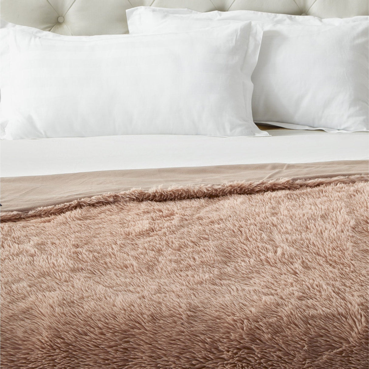 Mir Faux Lamb Fur Throw